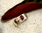 Ring in 925/Silber und 585/Gelbgold mit einem fac. Granat