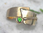 Goldschmiede-Ring in 585/ Gelbgold mit einem grünen fac. Granat