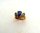 Goldschmiede - Ring in 585/ Gold mit einem Opal und 1 Brillianten