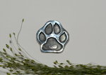 Tierschmuck-Pin in 925/Silber, Motiv "Hundepfote"